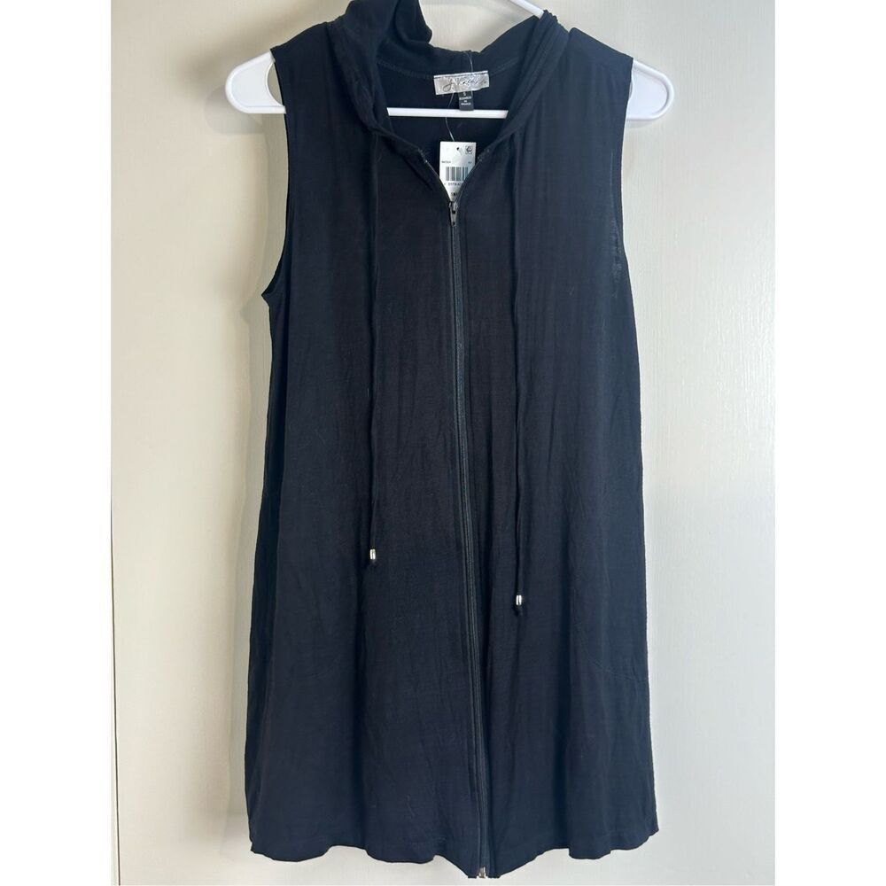 J Valdi NWT size Small Full Zip Hoodie Swim Cover-Up Dress - Picture 4 of 12